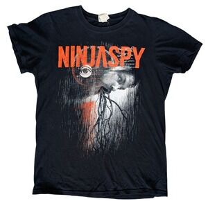 Ninjapsy Metal Gildan Small Black Short Sleeve Graphic Tee Shirt